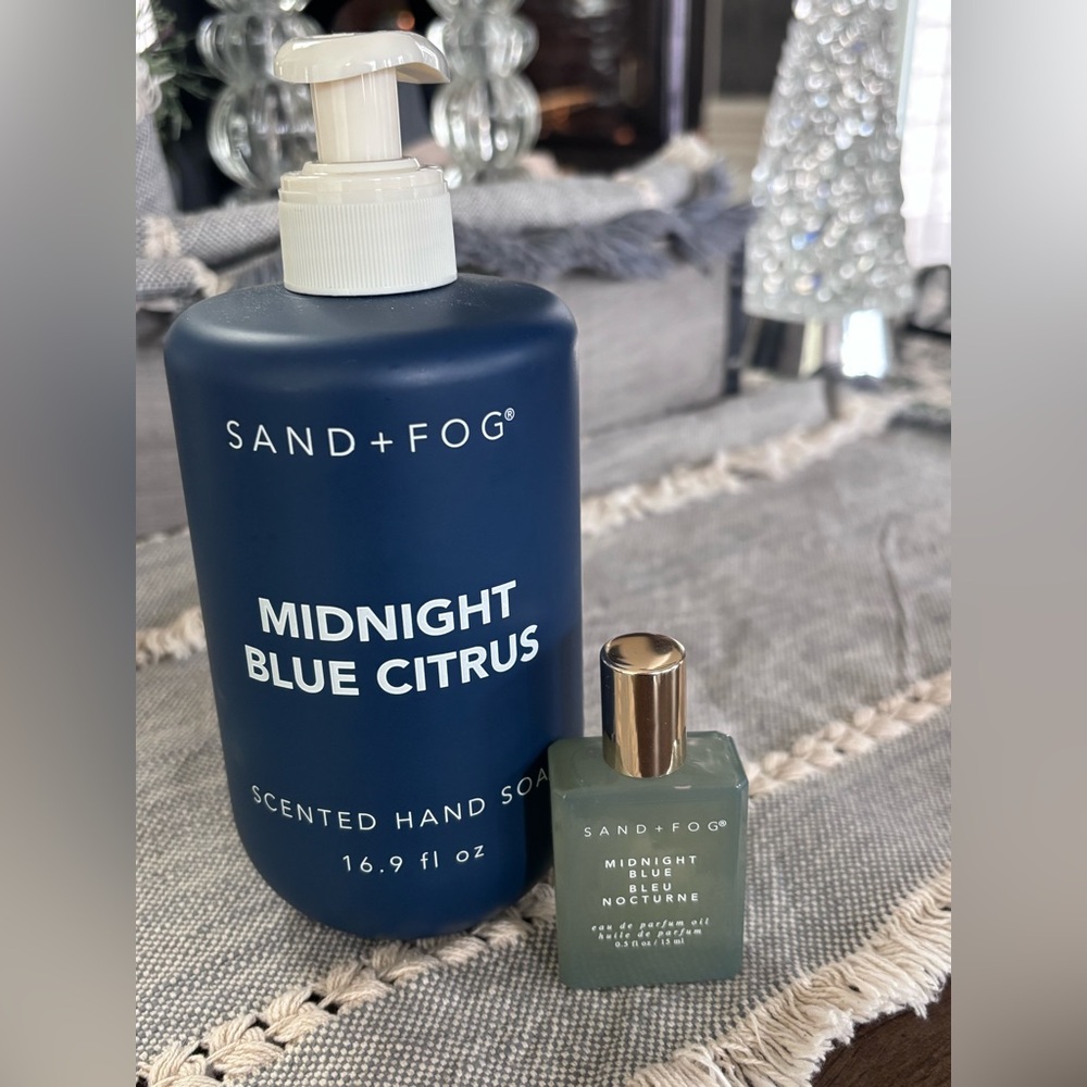 Midnight Blue Citrus Set- Hand Soap& Perfume Roller
